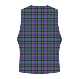 ScotsTee Shop Scottish Lang of Sherbrooke Modern Clan Tartan Waistcoat Sleeveless Suit Vest