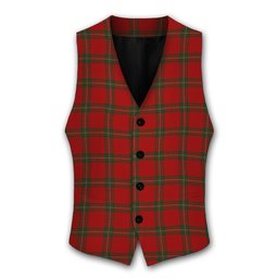 ScotsTee Shop Scottish MacGregor 2 Tartan Waistcoat Sleeveless Suit Vest