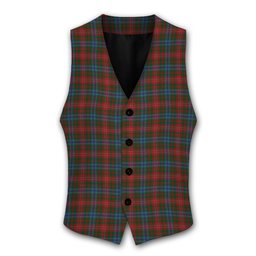 ScotsTee Shop Scottish Wilson Janet 2 Tartan Waistcoat Sleeveless Suit Vest