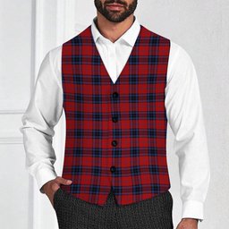 ScotsTee Shop Scottish Thompson Bonner Tartan Waistcoat Sleeveless Suit Vest