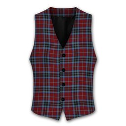 ScotsTee Shop Scottish MacTavish 2 Tartan Waistcoat Sleeveless Suit Vest