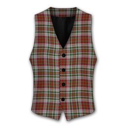 ScotsTee Shop Scottish McAlister Dress Tartan Waistcoat Sleeveless Suit Vest