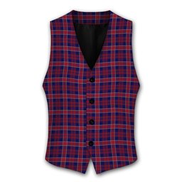ScotsTee Shop Scottish Yoichi Tartan Waistcoat Sleeveless Suit Vest