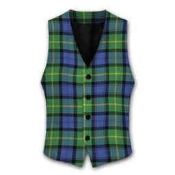 ScotsTee Shop Scottish Gordon Old Ancient Tartan Waistcoat Sleeveless Suit Vest