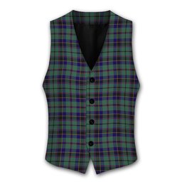 ScotsTee Shop Scottish Stevenson Tartan Waistcoat Sleeveless Suit Vest