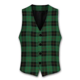 ScotsTee Shop Scottish McArthur-Fox Hunting Ancient Tartan Waistcoat Sleeveless Suit Vest