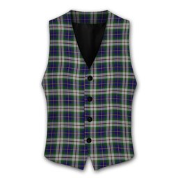 ScotsTee Shop Scottish MacLeod of California Tartan Waistcoat Sleeveless Suit Vest