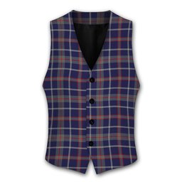 ScotsTee Shop Scottish Yamaha Marine Best In Class Tartan Waistcoat Sleeveless Suit Vest