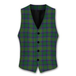 ScotsTee Shop Scottish Hunter of Hunterston Tartan Waistcoat Sleeveless Suit Vest