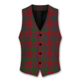 ScotsTee Shop Scottish MacKillop Tartan Waistcoat Sleeveless Suit Vest