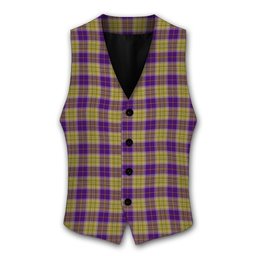 ScotsTee Shop Scottish Sheena Christie Commemorative Tartan Waistcoat Sleeveless Suit Vest