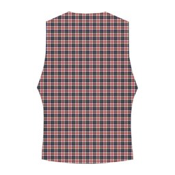 ScotsTee Shop Scottish Robertson Dress #2 Modern Tartan Waistcoat Sleeveless Suit Vest