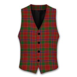 ScotsTee Shop Scottish Monroe Tartan Waistcoat Sleeveless Suit Vest