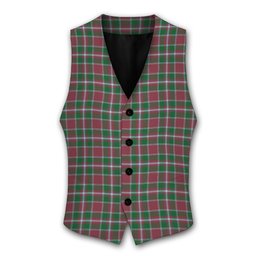 ScotsTee Shop Scottish Spence Ancient Tartan Waistcoat Sleeveless Suit Vest