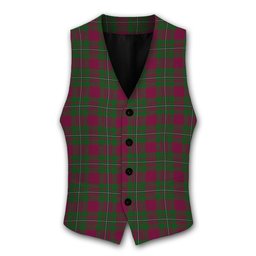 ScotsTee Shop Scottish MacGregor of Cardney Tartan Waistcoat Sleeveless Suit Vest