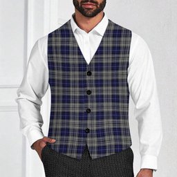ScotsTee Shop Scottish Napier Tartan Waistcoat Sleeveless Suit Vest