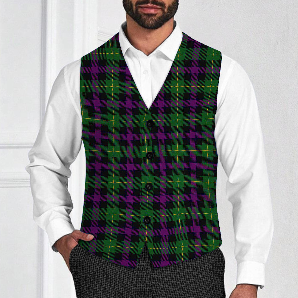 ScotsTee Shop Scottish Martin Hunting Tartan Waistcoat Sleeveless Suit Vest