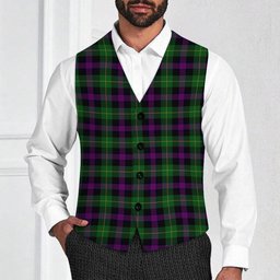 ScotsTee Shop Scottish Martin Hunting Tartan Waistcoat Sleeveless Suit Vest