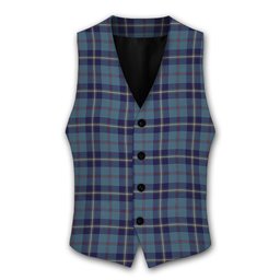 ScotsTee Shop Scottish MacRae of America Tartan Waistcoat Sleeveless Suit Vest