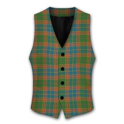 ScotsTee Shop Scottish Stevenson Old Ancient Tartan Waistcoat Sleeveless Suit Vest