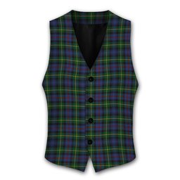 ScotsTee Shop Scottish MacLeod of Gesto 2 Tartan Waistcoat Sleeveless Suit Vest
