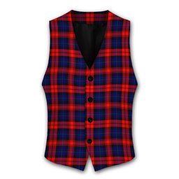 ScotsTee Shop Scottish McCracken Tartan Waistcoat Sleeveless Suit Vest