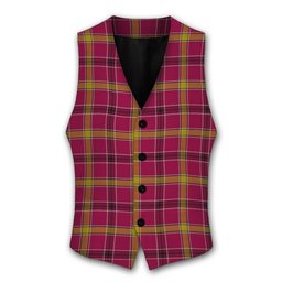 ScotsTee Shop Scottish O'Meehan Tartan Waistcoat Sleeveless Suit Vest