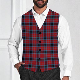 ScotsTee Shop Scottish McTavish Tartan Waistcoat Sleeveless Suit Vest