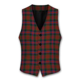 ScotsTee Shop Scottish MacDuff 3 Tartan Waistcoat Sleeveless Suit Vest
