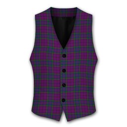 ScotsTee Shop Scottish Wardlaw Tartan Waistcoat Sleeveless Suit Vest