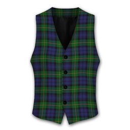 ScotsTee Shop Scottish Gordon Tartan Waistcoat Sleeveless Suit Vest
