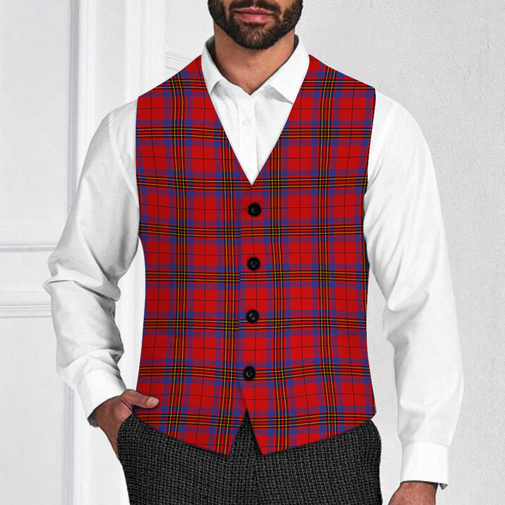ScotsTee Shop Scottish Leslie Modern Tartan Waistcoat Sleeveless Suit Vest