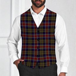 ScotsTee Shop Scottish Ruxton Tartan Waistcoat Sleeveless Suit Vest