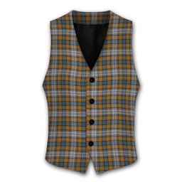 ScotsTee Shop Scottish Gordon dress 5 Tartan Waistcoat Sleeveless Suit Vest