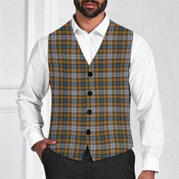 ScotsTee Shop Scottish Gordon dress 5 Tartan Waistcoat Sleeveless Suit Vest