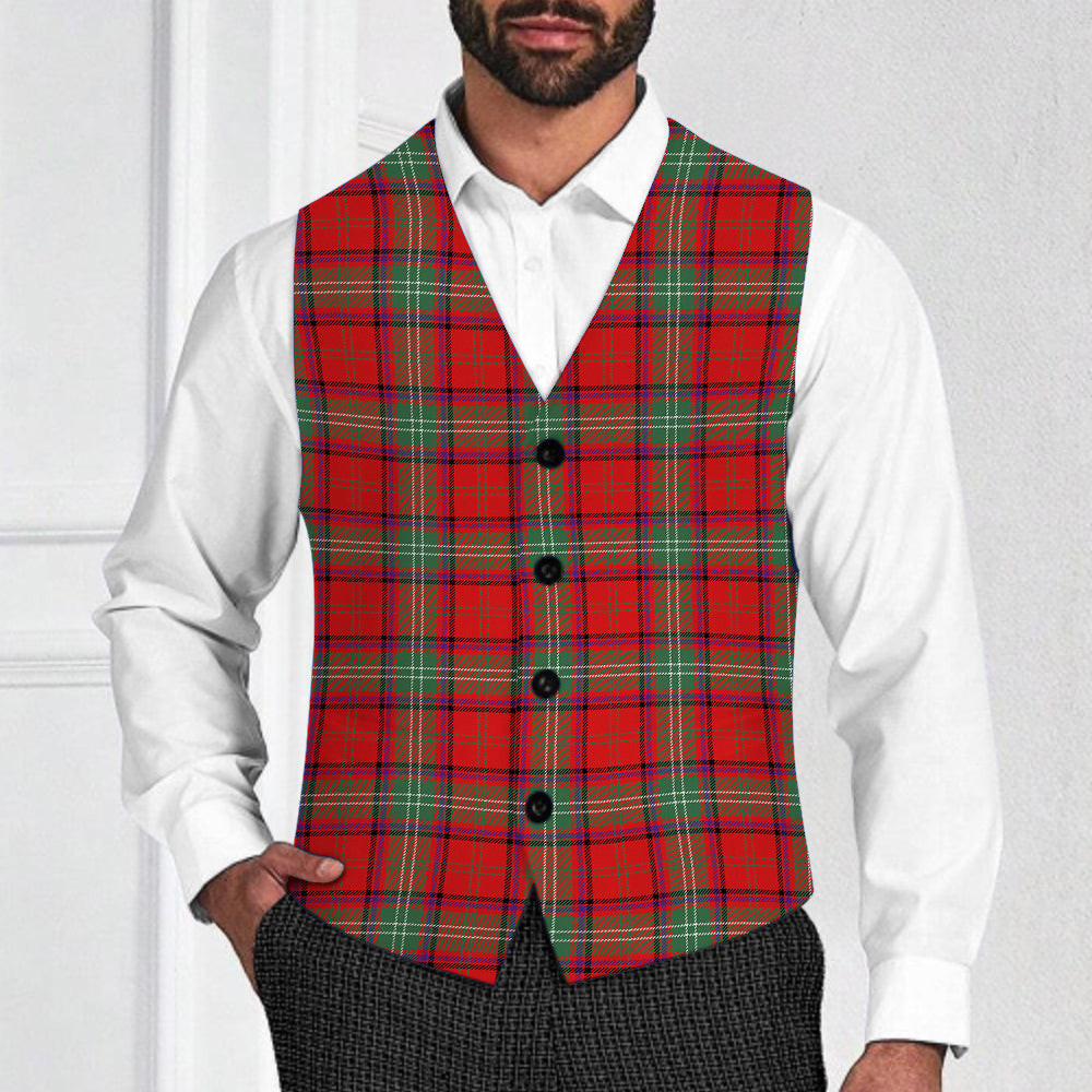 ScotsTee Shop Scottish Seton Modern Tartan Waistcoat Sleeveless Suit Vest