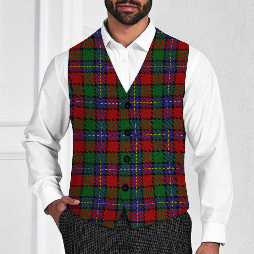 ScotsTee Shop Scottish Kilgour Tartan Waistcoat Sleeveless Suit Vest