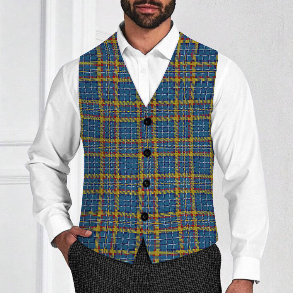 ScotsTee Shop Scottish Healy Tartan Waistcoat Sleeveless Suit Vest