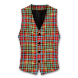 ScotsTee Shop Scottish Ogilvie Tartan Waistcoat Sleeveless Suit Vest
