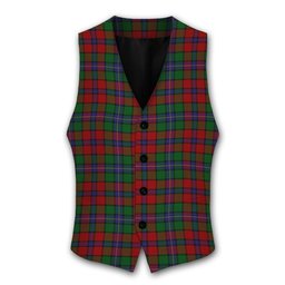 ScotsTee Shop Scottish Kilgour Symmetrical Tartan Waistcoat Sleeveless Suit Vest