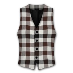 ScotsTee Shop Scottish Hogg Modern Tartan Waistcoat Sleeveless Suit Vest