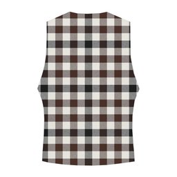 ScotsTee Shop Scottish Hogg Modern Tartan Waistcoat Sleeveless Suit Vest