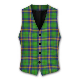 ScotsTee Shop Scottish New Mexico Tartan Waistcoat Sleeveless Suit Vest
