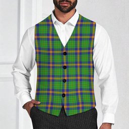 ScotsTee Shop Scottish New Mexico Tartan Waistcoat Sleeveless Suit Vest
