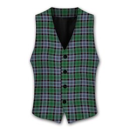 ScotsTee Shop Scottish MacIsaac Ancient Tartan Waistcoat Sleeveless Suit Vest