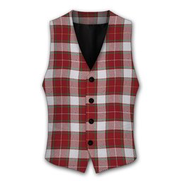 ScotsTee Shop Scottish MacFie Dress Ancient Tartan Waistcoat Sleeveless Suit Vest