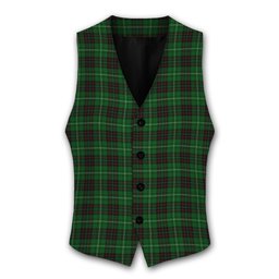 ScotsTee Shop Scottish MacAulay of Lewis Tartan Waistcoat Sleeveless Suit Vest