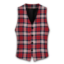ScotsTee Shop Scottish MacDonald Dress Irish Modern Tartan Waistcoat Sleeveless Suit Vest
