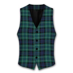 ScotsTee Shop Scottish McNeil of Colonsay Modern Tartan Waistcoat Sleeveless Suit Vest