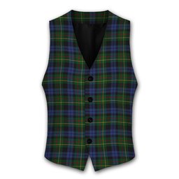 ScotsTee Shop Scottish Gow Hunting 2 Tartan Waistcoat Sleeveless Suit Vest